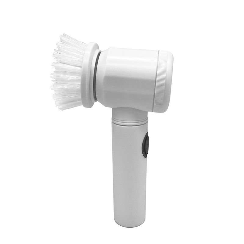 electric bathtub scrubber with long handle,rotating bathroom scrubber