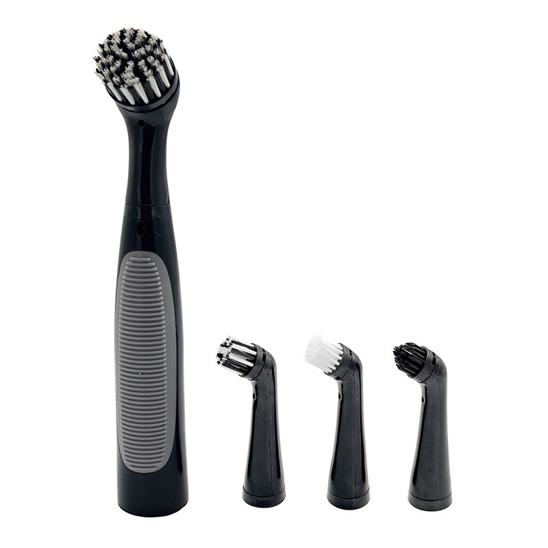 Chargeable Super Sonic Scrubber Electric Cleaning Brush with 4 Brush Heads for Bathroom Bedroom Kitchen