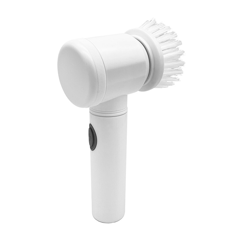Rechargeable bathroom cleaning brushes